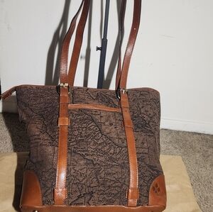 Patricia Nash Map-Print Tote